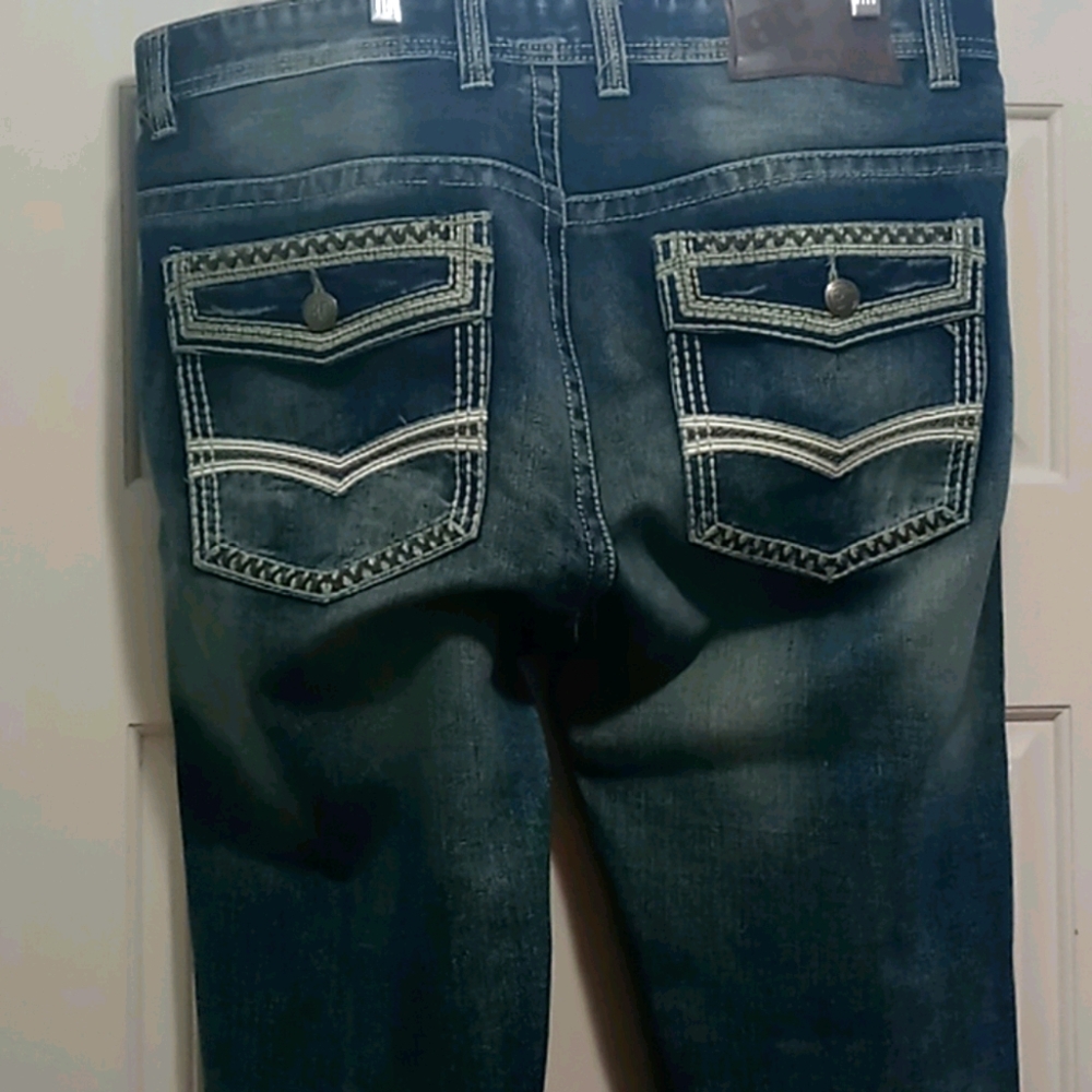 Blue Cult Men Faded Jeans